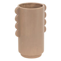 VASE Keramik Wavy Bliss Ø 13 cm - Taupe, Keramik (25.5cm) - Atmosphera Createur d´interieur