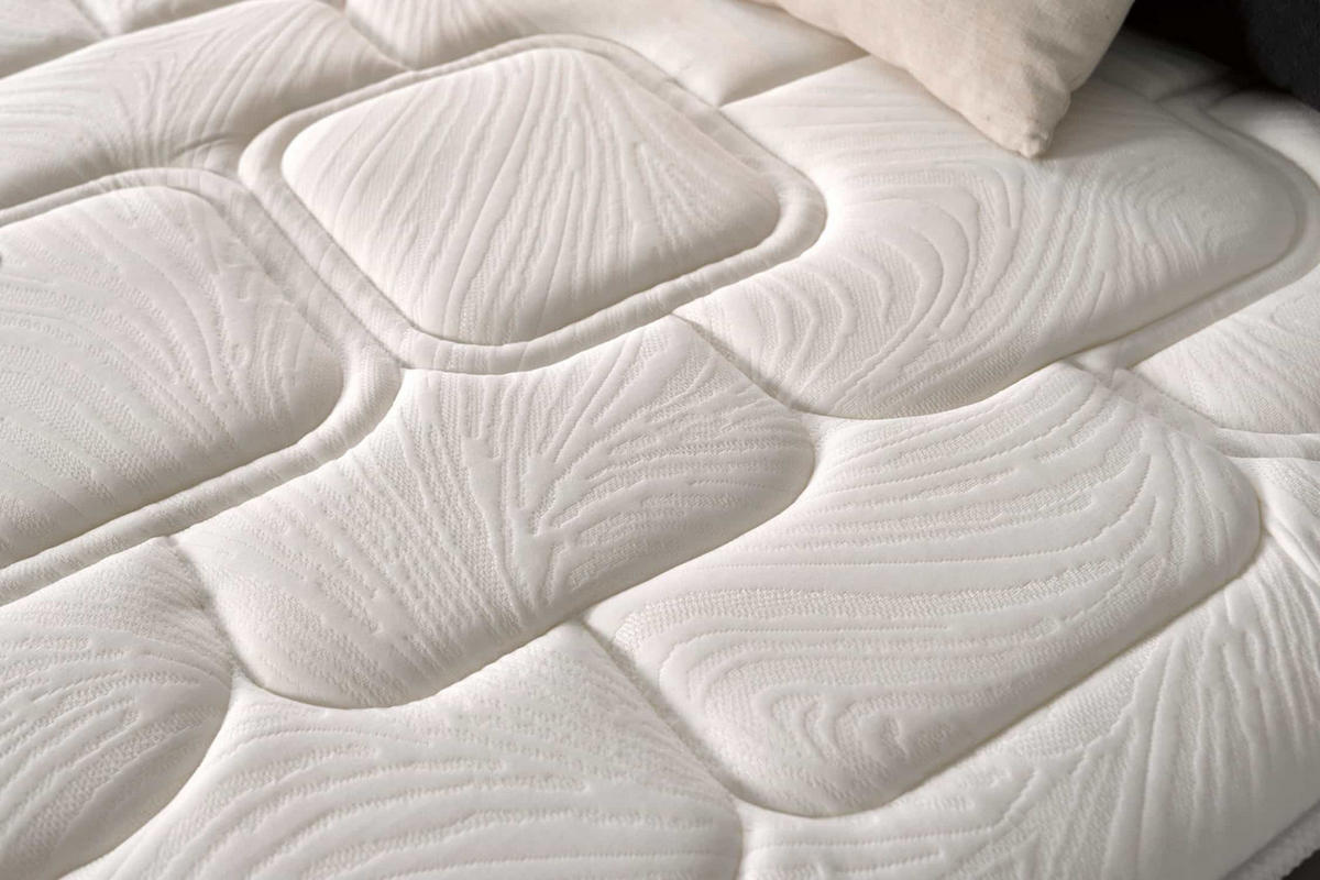 MATRATZE King Max Multizone - 150X200, 30cm - Weiß, Textil (150/200cm) - Moonia