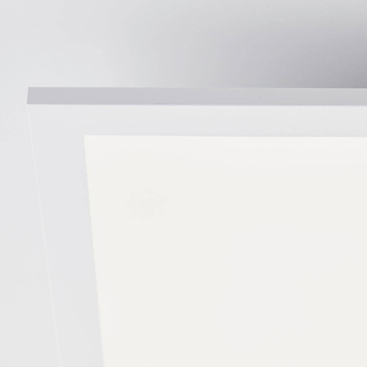 LED DECKENLEUCHTE Trevis Weiß 44,5/44,5/5 cm - Weiß, Metall (44.5/44.5/5cm) - Brilliant