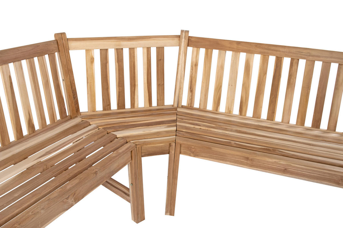 GARTENBANK FELIA - Beige, Holz (210/90/210cm) - SAM