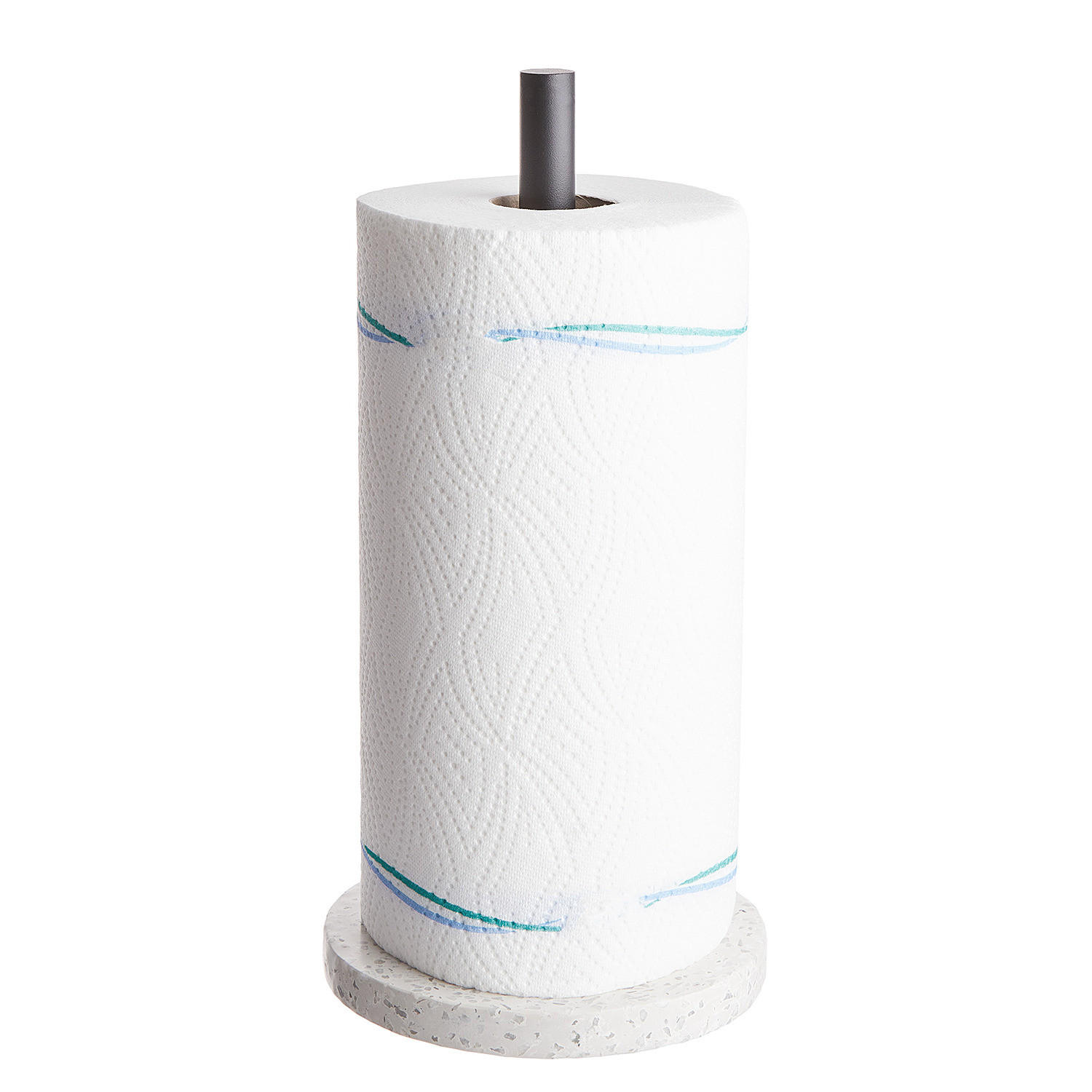 KÜCHENROLLENHALTER Terrazzo - Beige, Stein (16/34/16cm) - BUTLERS