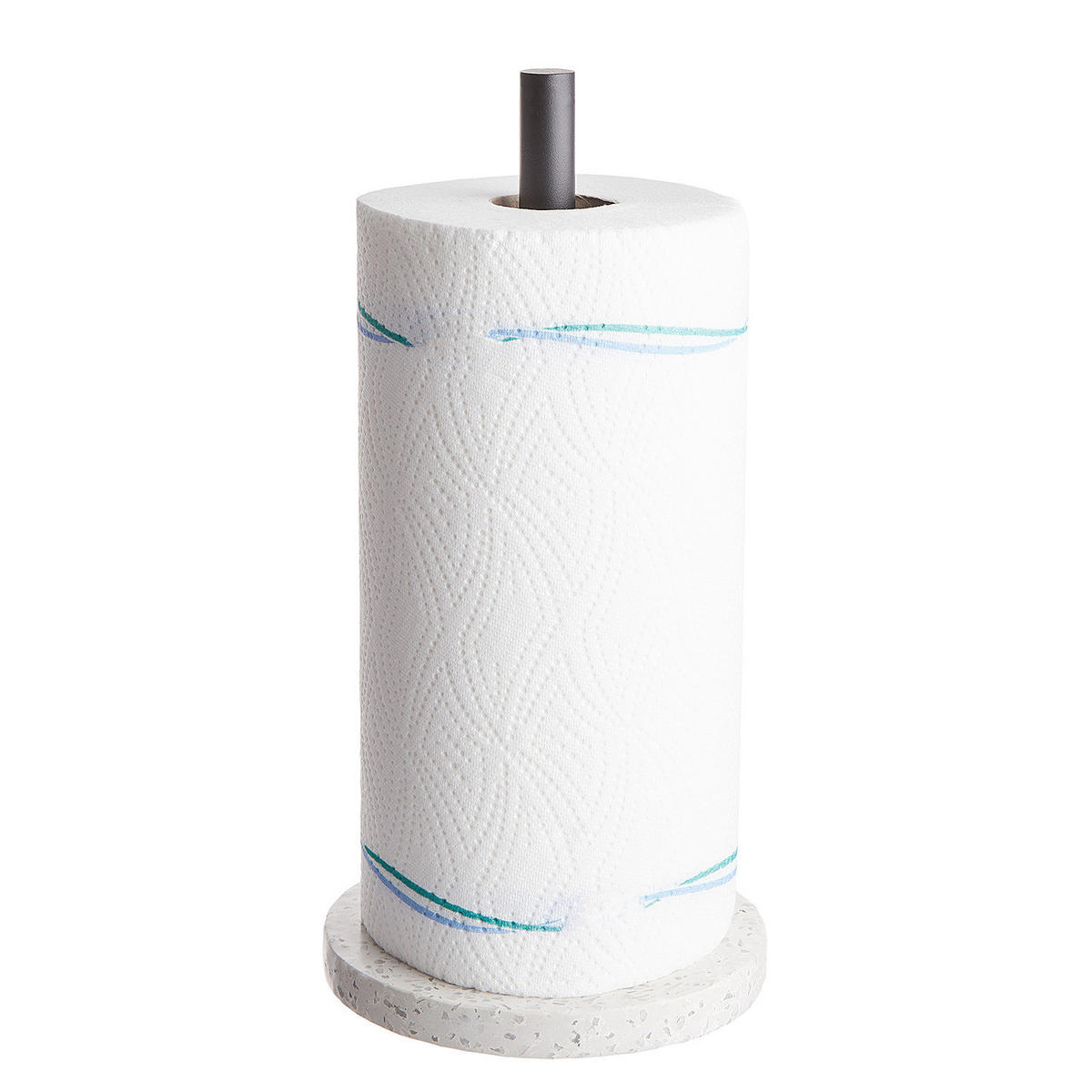 KÜCHENROLLENHALTER Terrazzo - Beige, Stein (16/34/16cm) - BUTLERS