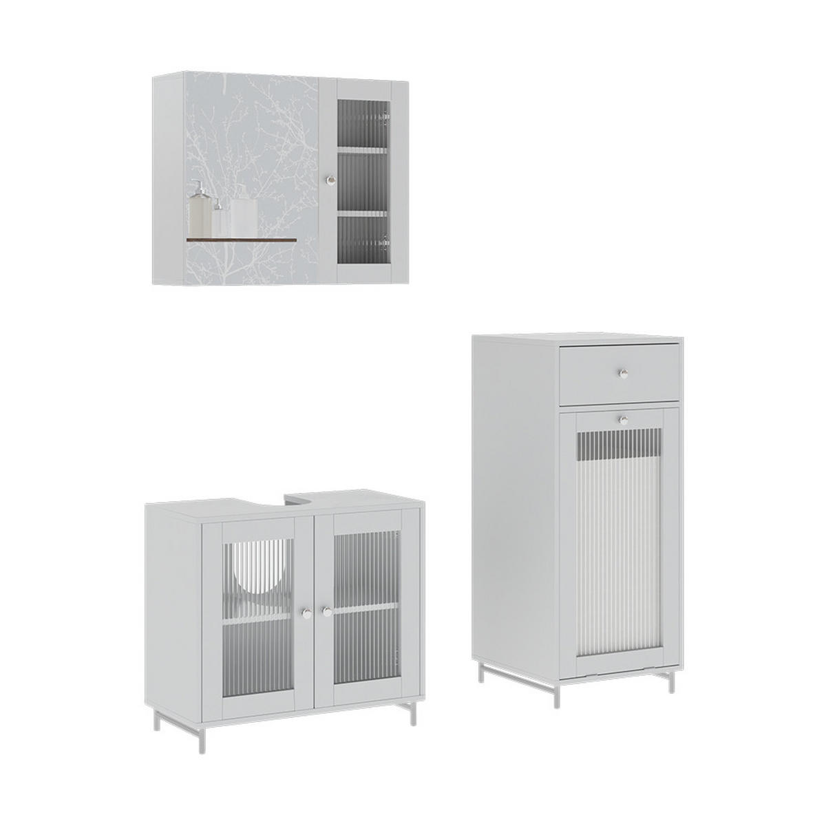 MALTE Bílá - bílá, kompozitní dřevo (60/58/30cm) - Vicco