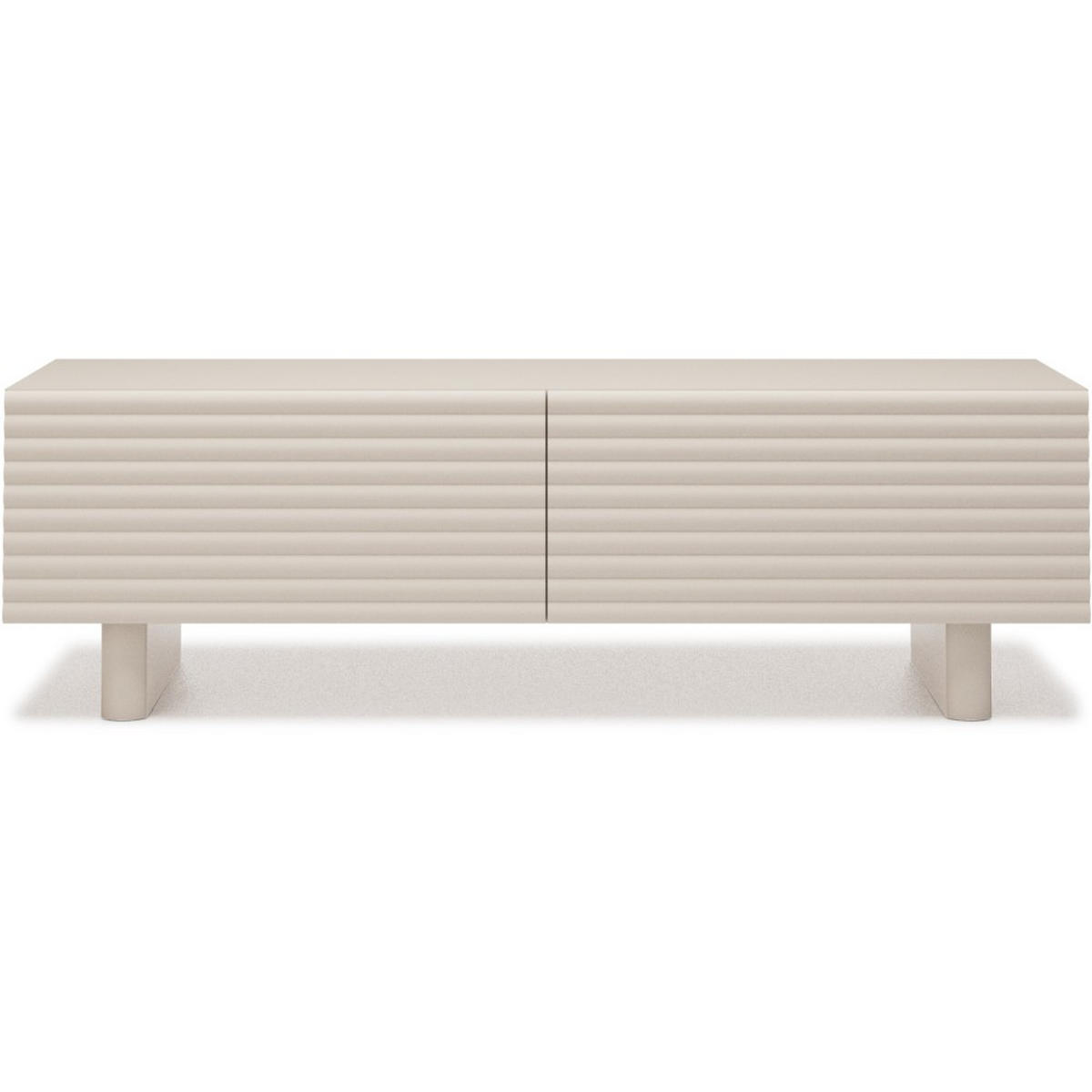 LOWBOARD Torino mit 2 Türen, 150 cm, Kaschmir - Kaschmir, Holzwerkstoff (150/46/37cm) - Beautysofa