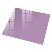 GLASPLATTE 80x60 cm – Hellviolett - Pink, Glas (0.4/80/60cm) - ArtPrintCave