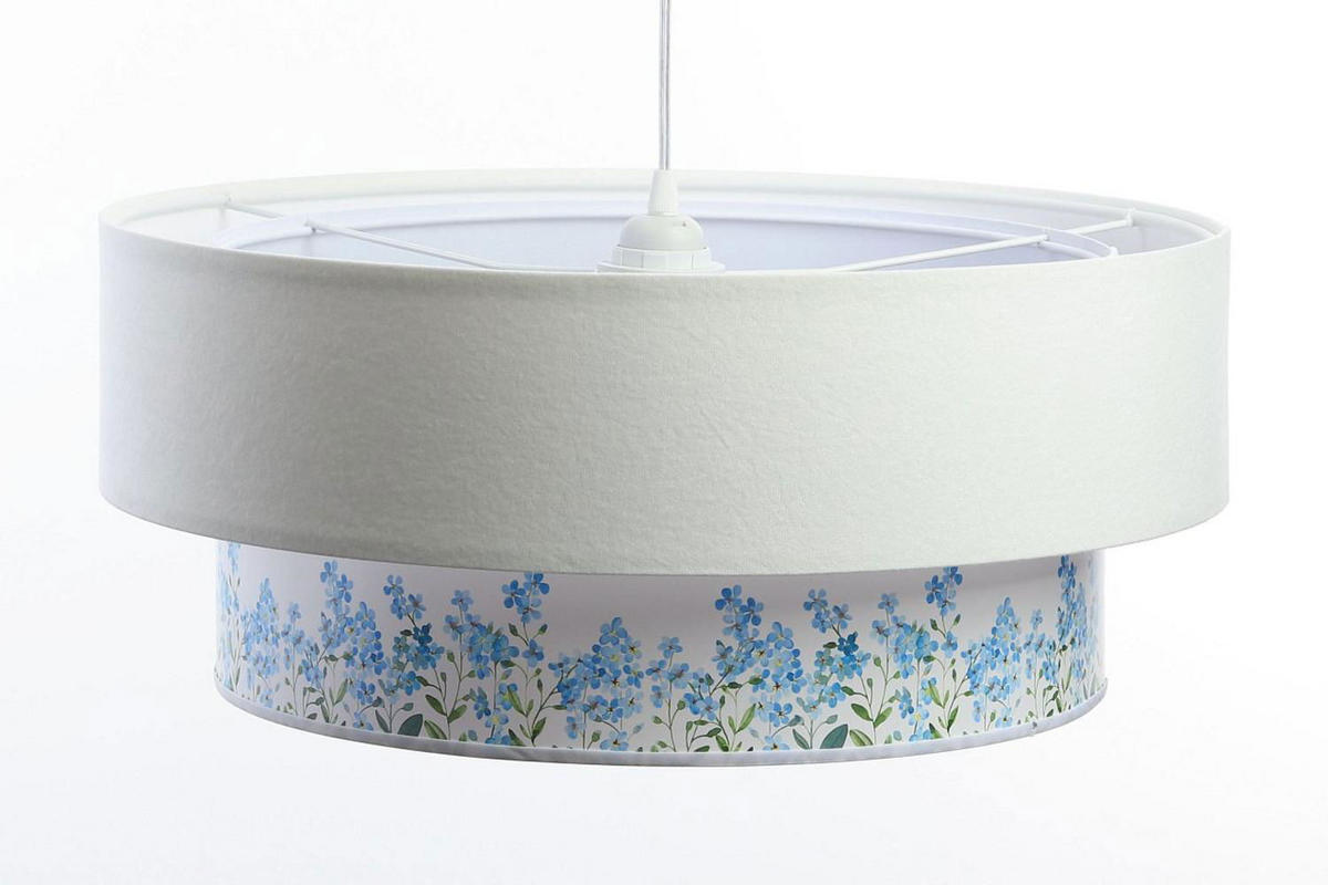 HÄNGELEUCHTE Blau 40/20 cm - Blau/Weiß, Kunststoff (40/1/20cm) - ONZENO
