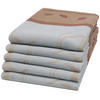GESCHIRRTÜCHER, 5er-Set, 50x70 cm, 100% Baumwolle, Grau - Hellgrau, Textil (50/70cm) - Zollner