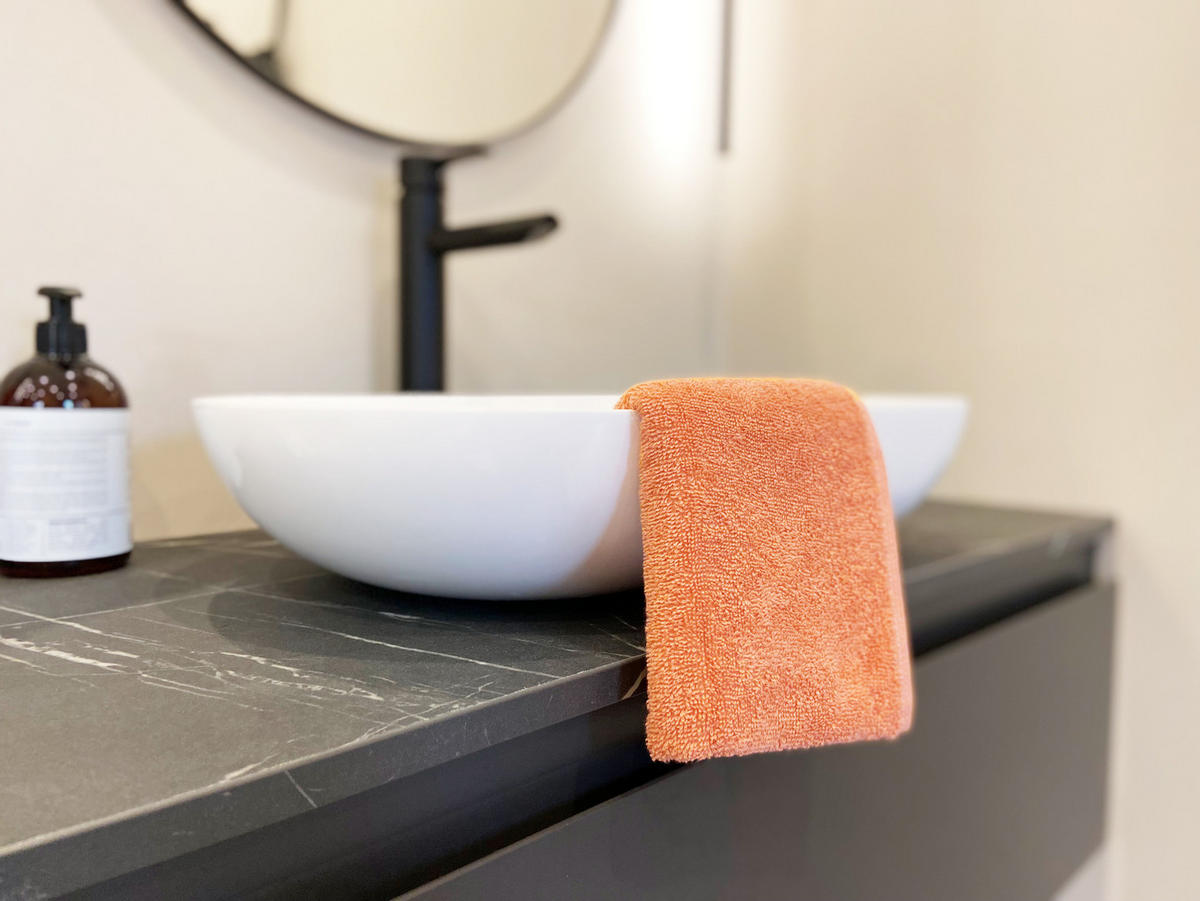 HANDTÜCHER, 4er-Set, 50x100 cm, 100% Baumwolle, Orange - Terracotta, Textil (50/100cm) - Zollner