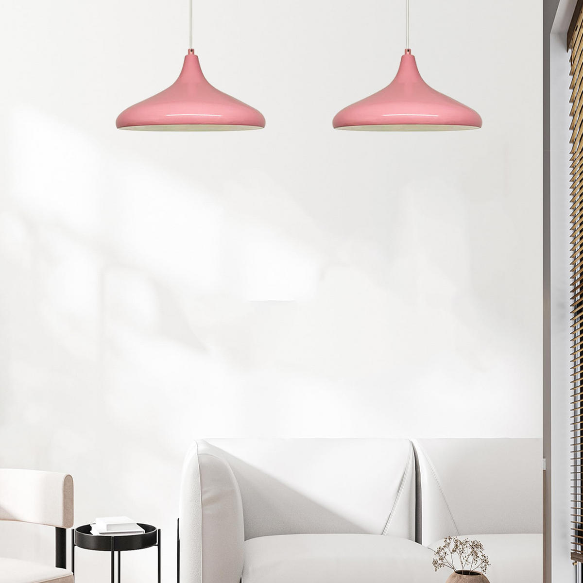 PENDELLEUCHTE Esstisch Champion 35/20 cm - Pink, Metall (35/20cm) - Bamyum
