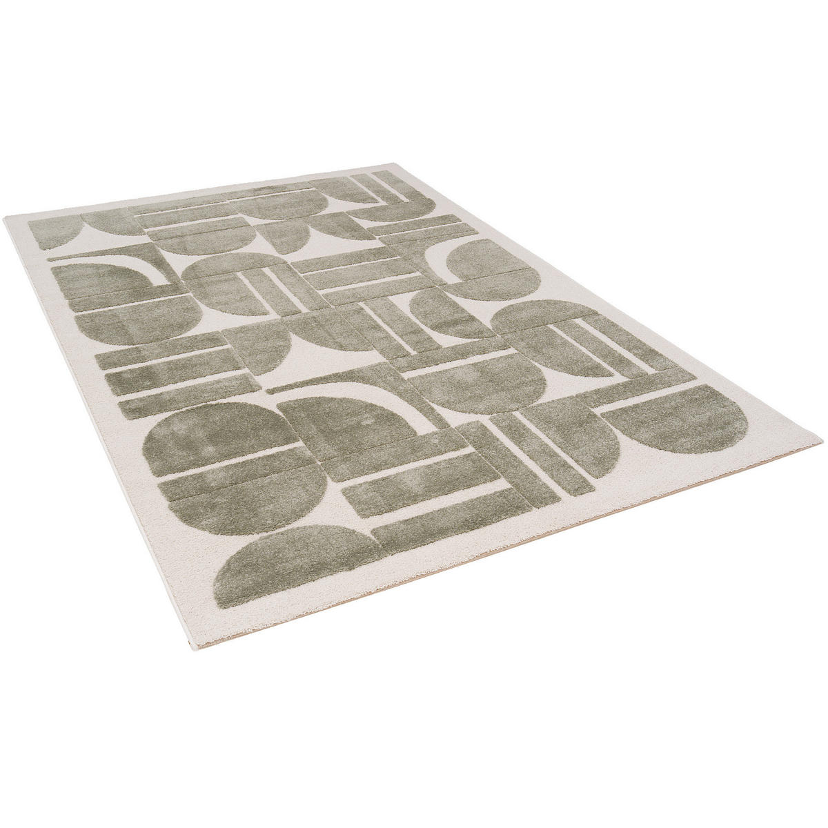 DESIGNER TEPPICH NOSY MODERN - Grün, Textil (80/150cm) - Pergamon