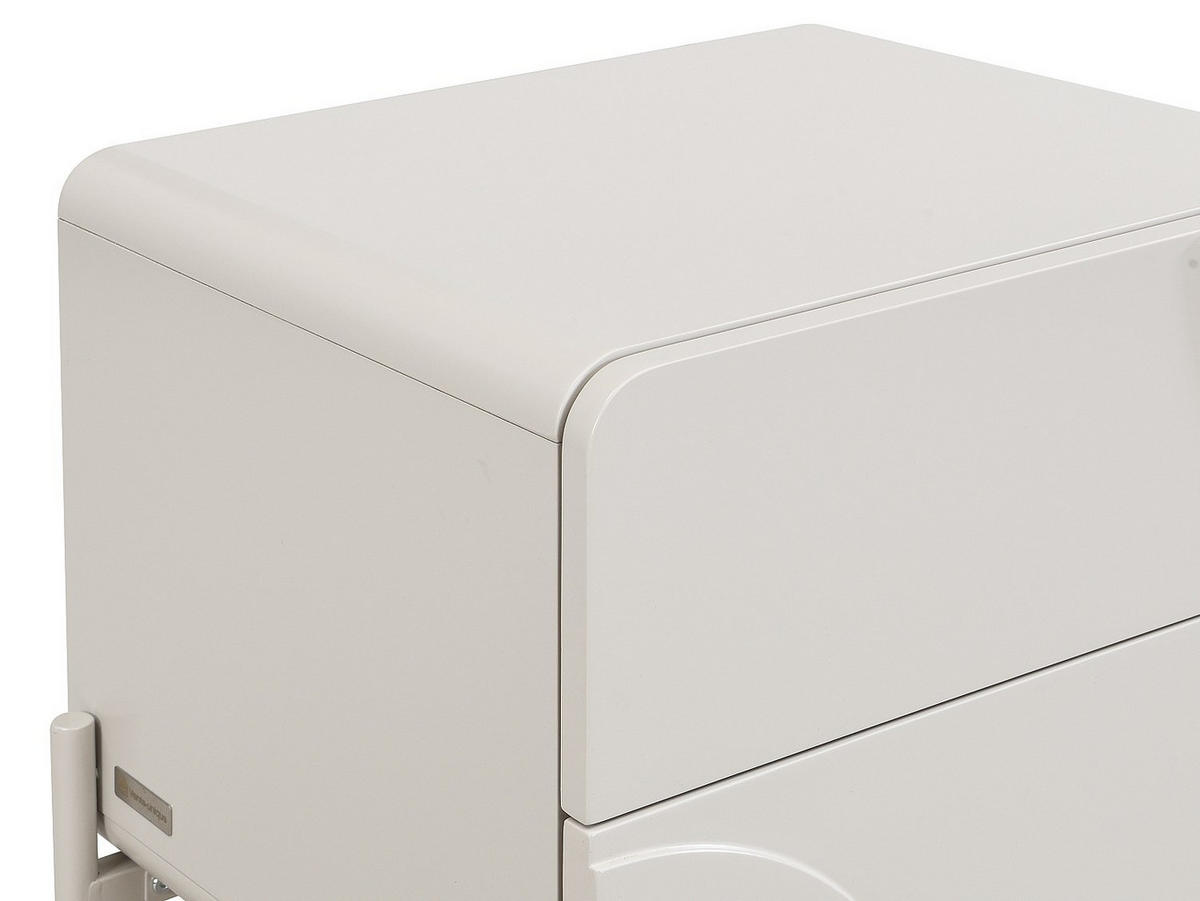 NACHTTISCH - 50 cmcm x 40 cmcm - Holz, Platte - Beige - ZELINARO - Beige, Holz (50/50/40cm) - Vente-Unique