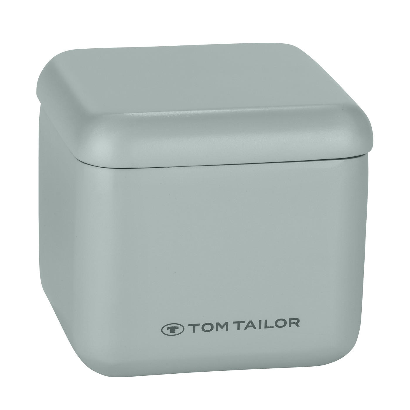 BAD-ORGANIZER mit Deckel - Grün, Kunststoff (8.5/7.7/8.5cm) - Tom Tailor