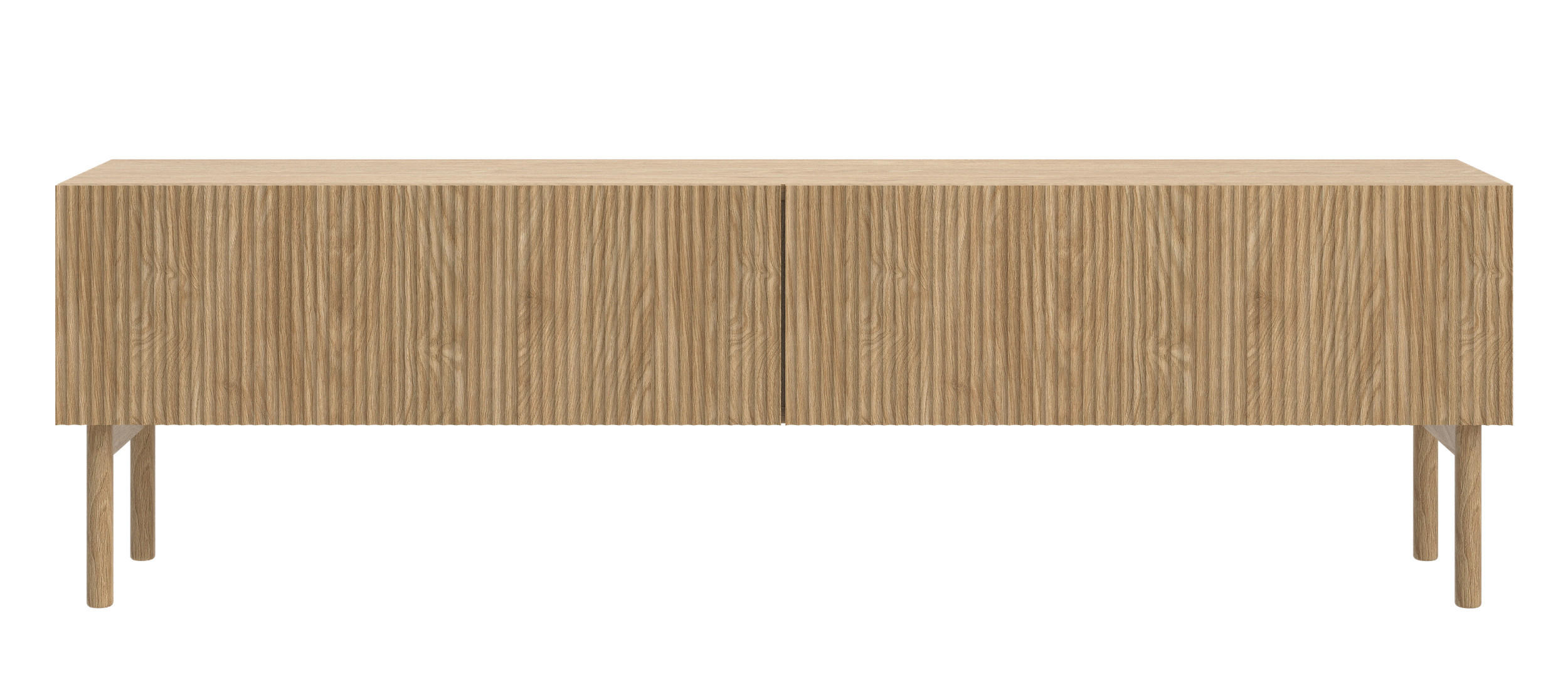 TV-LOWBOARD Nolie Eichenholzoptik 175 cm - Eichefarben, Holz/Holzwerkstoff (175/51/32cm) - Selsey