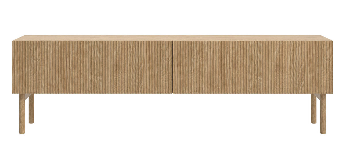 TV-LOWBOARD Nolie Eichenholzoptik 175 cm - Eichefarben, Holz/Holzwerkstoff (175/51/32cm) - Selsey