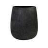 TOPF Genoli Schwarz Ø39/42 cm - Schwarz, Metall (39/42cm) - Light & Living