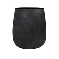 TOPF Genoli Schwarz Ø39/42 cm - Schwarz, Metall (39/42cm) - Light & Living