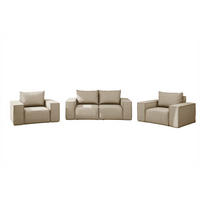 LOUNGEGARNITUR 2 1 1 Gartenmöbel Sonne Beige - Beige, Holz - Kaiser Möbel