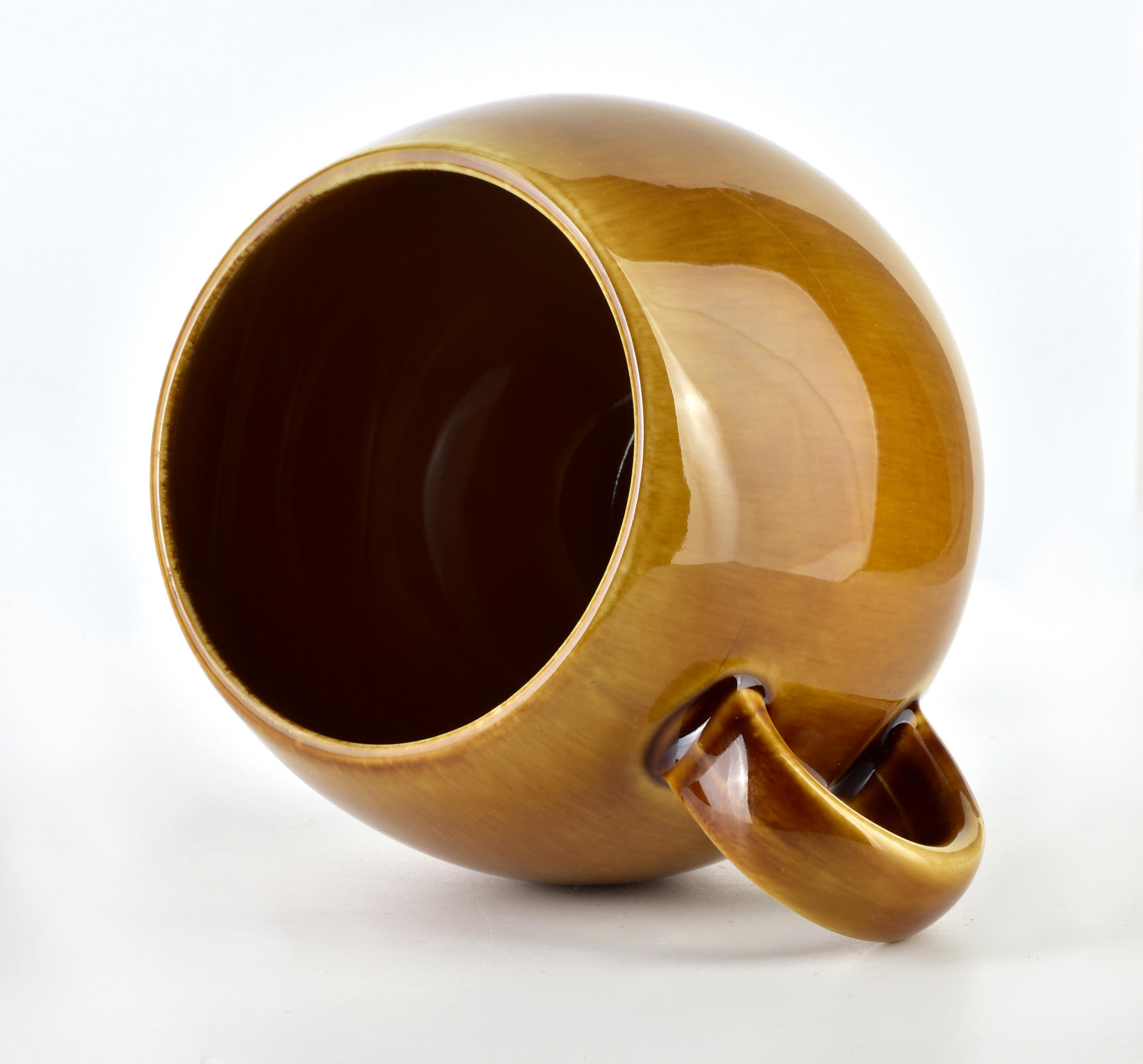 BECHER Lotta Honig 9.5/13.5/9.5 cm Keramik - Honig, Keramik (0.45L) - Mondex