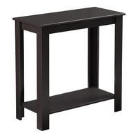 BEISTELLTISCH Chur - Dunkelbraun, Holzwerkstoff (30/60/62cm) - [en.casa]