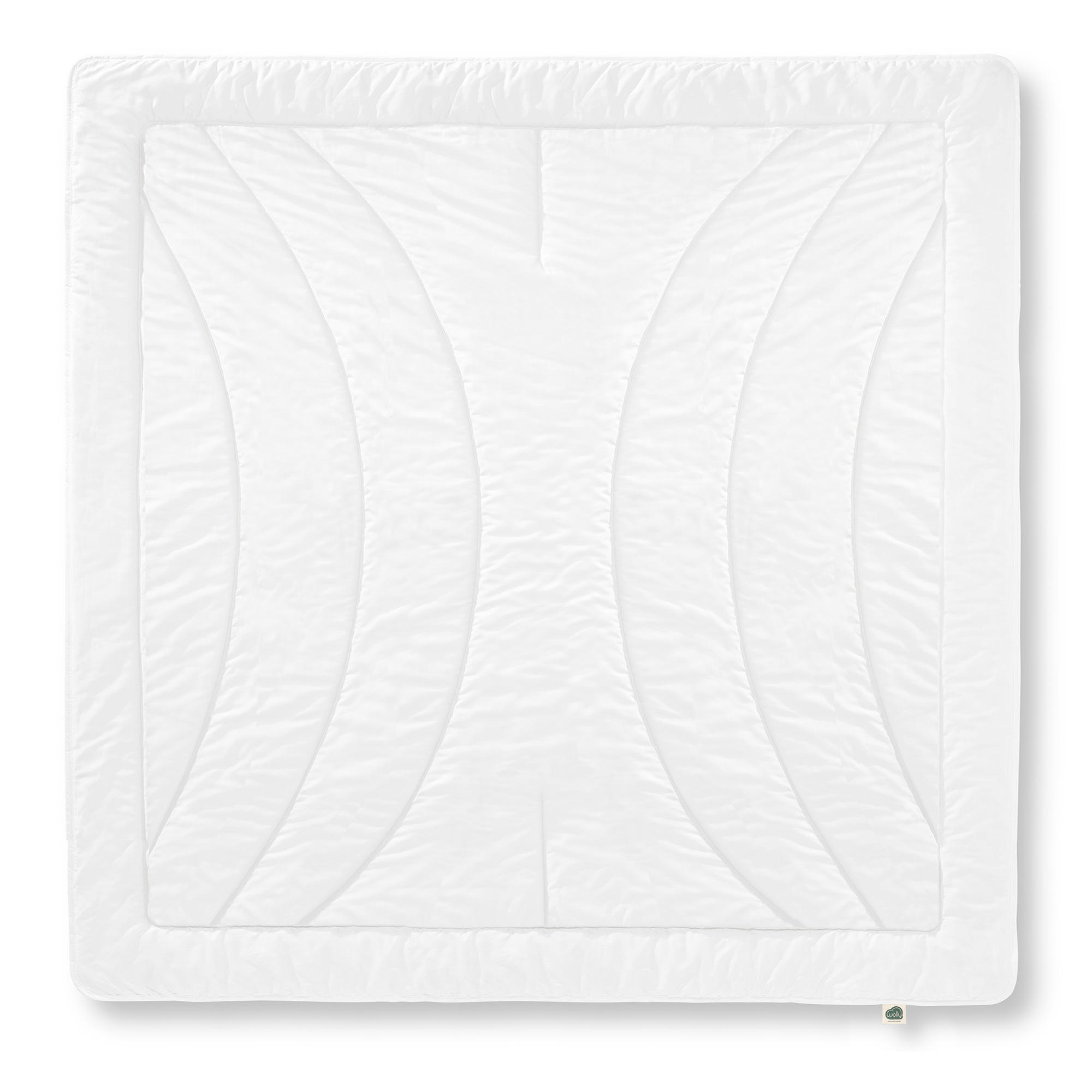 wolly Sommerbettdecke Weiß 200x200 cm