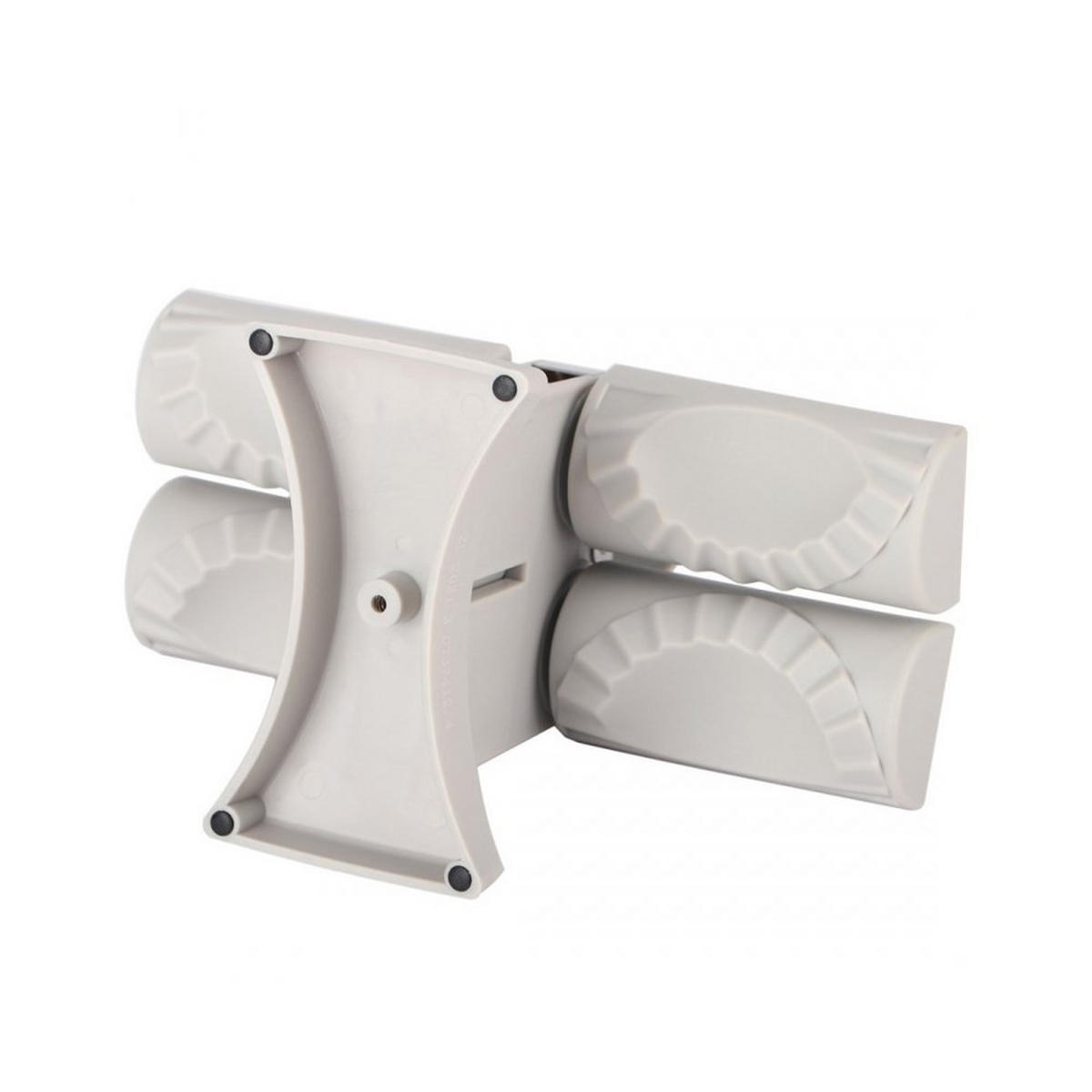 TEIGTASCHENMACHINE Grau 20/18/12 cm E6281 - Grau, Kunststoff (20/18/8cm) - Elitehoff