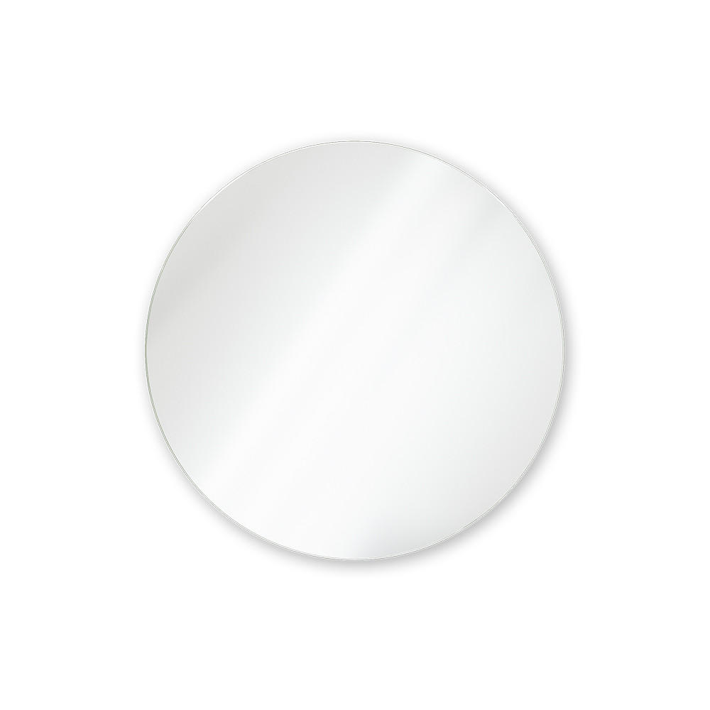 BADEZIMMERSPIEGEL Karen Weiß 60 x 60 cm Rund - Weiß, Glas (60/60/2.1cm) - Vicco