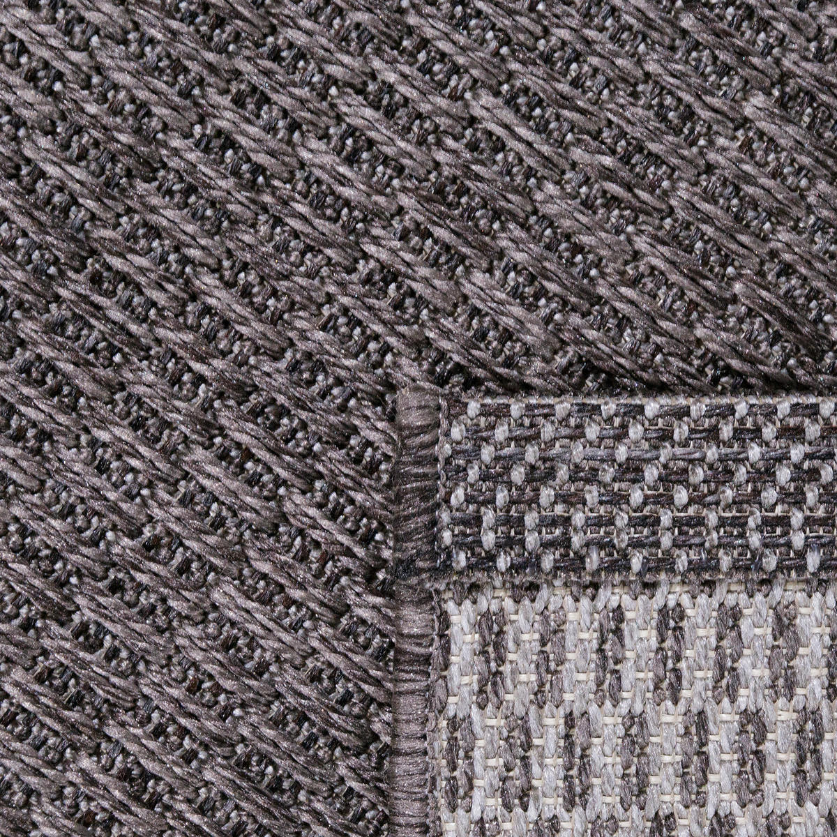 OUTDOORTEPPICH 80/150 cm Waregem 624 - Anthrazit, Textil (80/150cm) - Paco Home