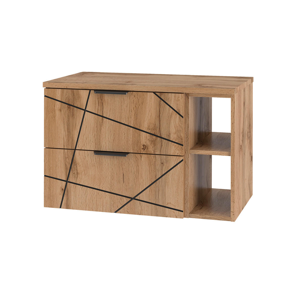 WASCHTISCHUNTERSCHRANK 80.6cm Teren Holz - Braun, Holzwerkstoff (80.6/52.2/46.5cm) - Petits-meubles