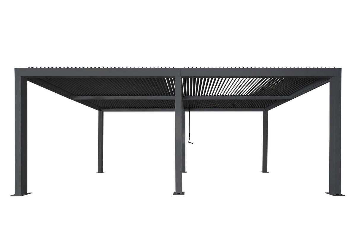 PERGOLA Anthrazit - Anthrazit, Metall (595/220/300cm) - MCW