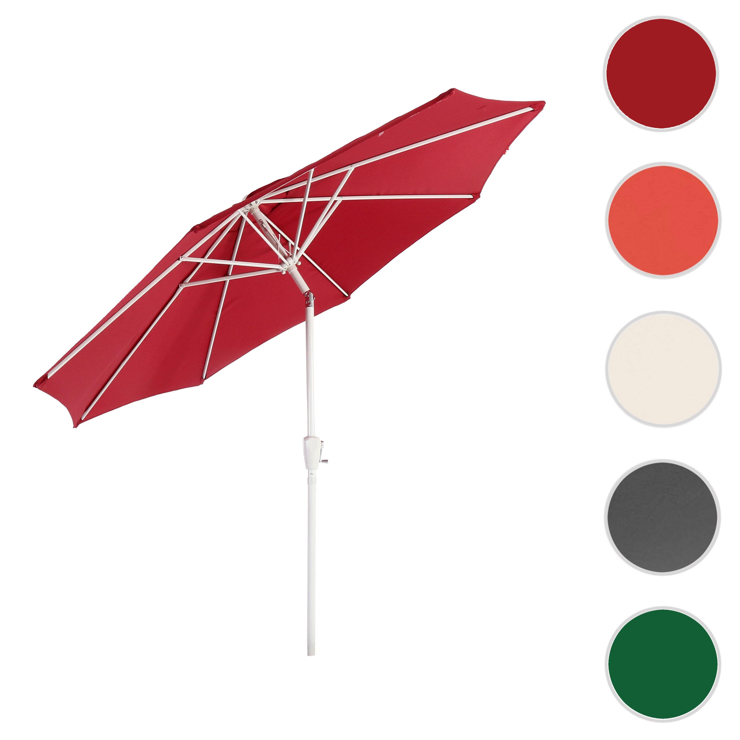 SONNENSCHIRM I NEIGBAR Rot - Rot, Textil (270/270cm) - MCW