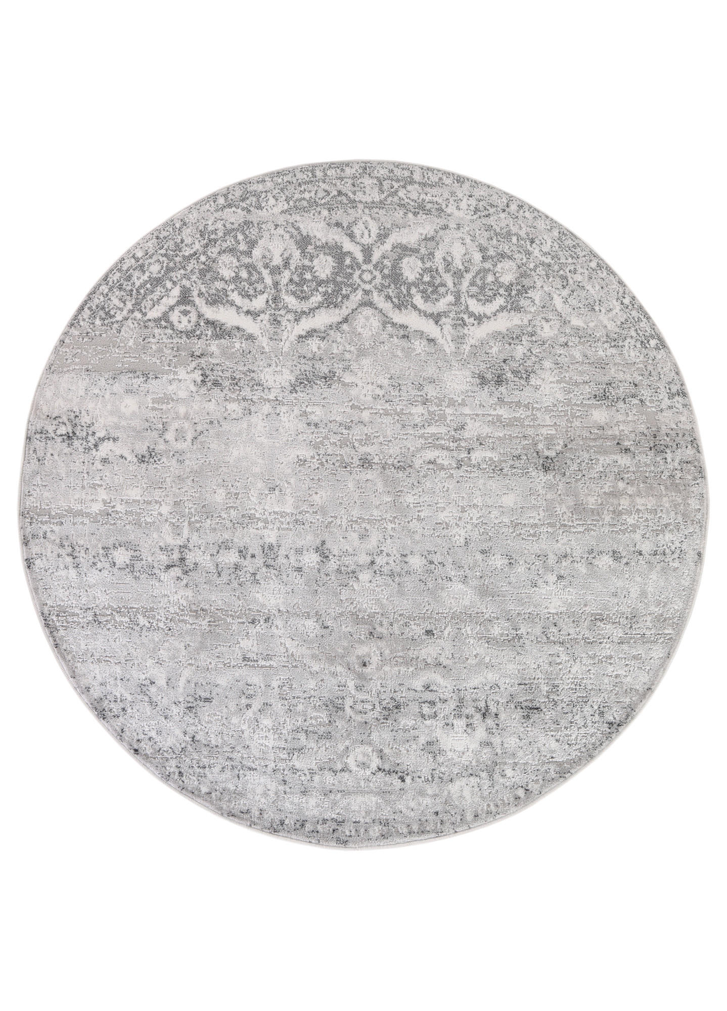 TEPPICH SKY Hellgrau 80/80 cm - Hellgrau, Textil (80/80cm) - Tapiso