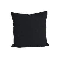 KISSENBEZUG Basic 100% Baumwolle schwarz 40/40 cm - Schwarz, Textil (40/40cm) - beties Heimtextil