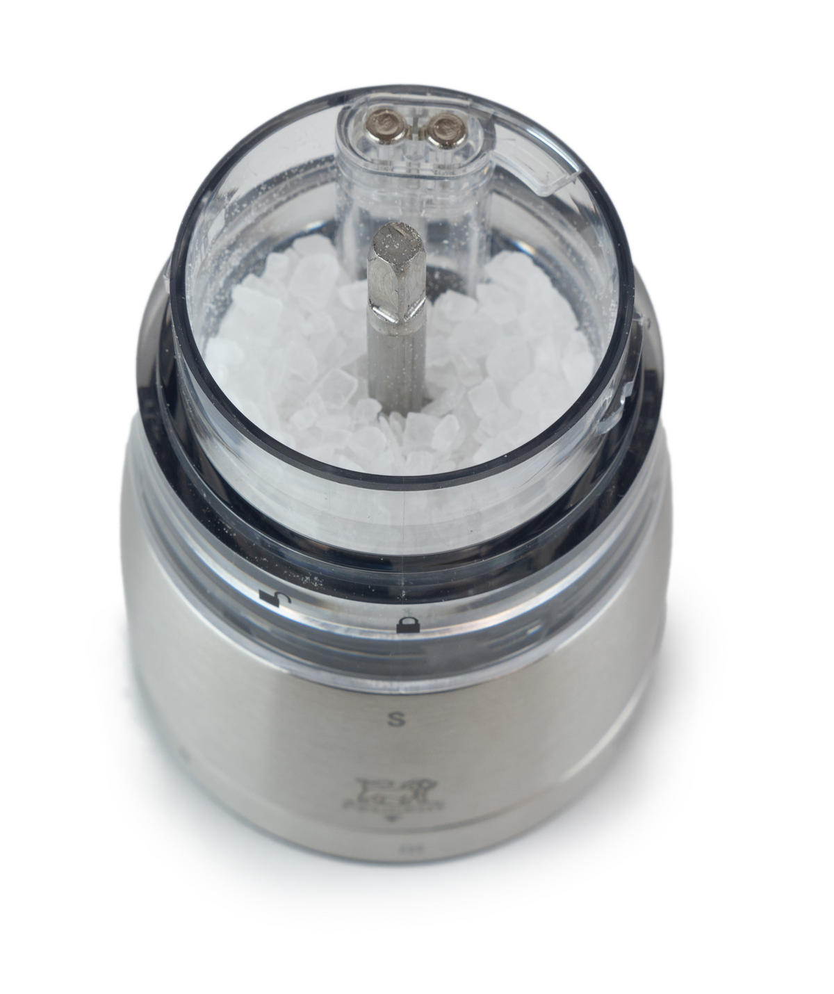 SALZMÜHLE Daman 16cm Edelstahl/Acryl Zirkonia-Mahlwerk - Schwarz, Kunststoff (6.5/16/6.5cm) - PEUGEOT