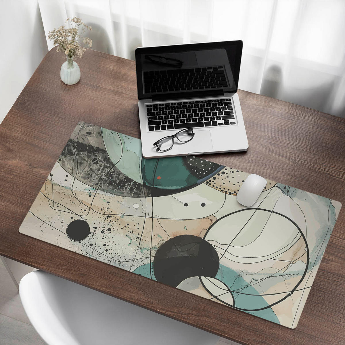 SCHREIBTISCHUNTERLAGE 100x50 cm Türkis - Türkis, Kunststoff (100/50/1.6cm) - Wallfluent