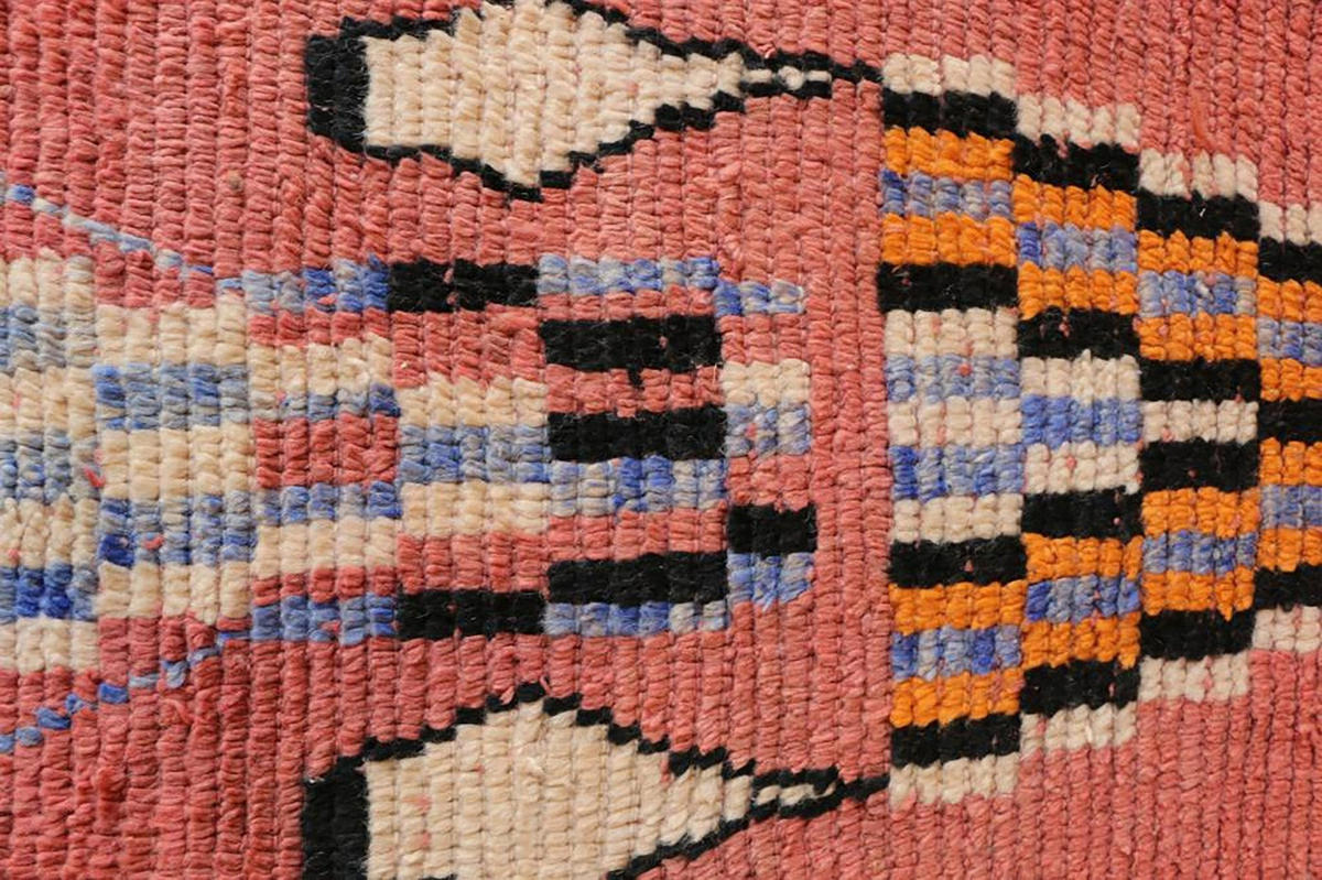 BERBERTEPPICH Teppichläufer marokkanisch aus reiner Wolle 200x 300 cm - Pink, Naturmaterialien (200/300cm) - AFK Living
