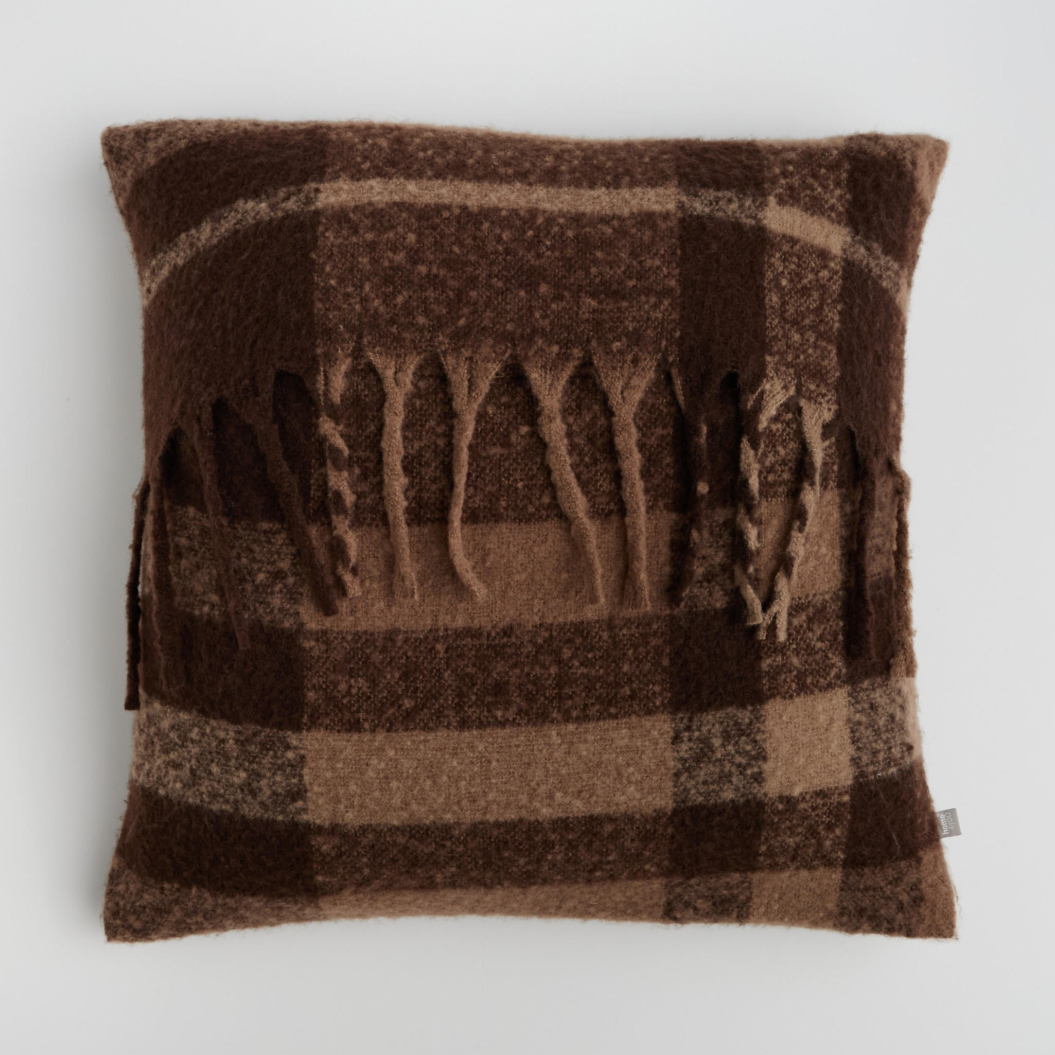 KISSENBEZUG Cratos - Dunkelbraun, Textil (45/45cm) - home&you