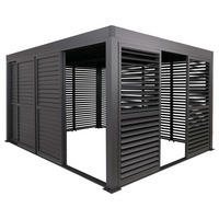 PERGOLA Anthrazit - Anthrazit, Metall (400/220/300cm) - MCW