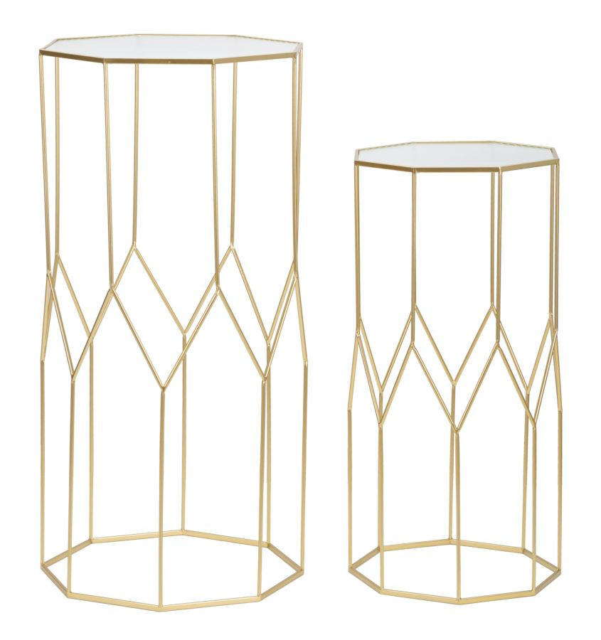 Mauro Ferretti Beistelltische Gold 50x100x46 cm