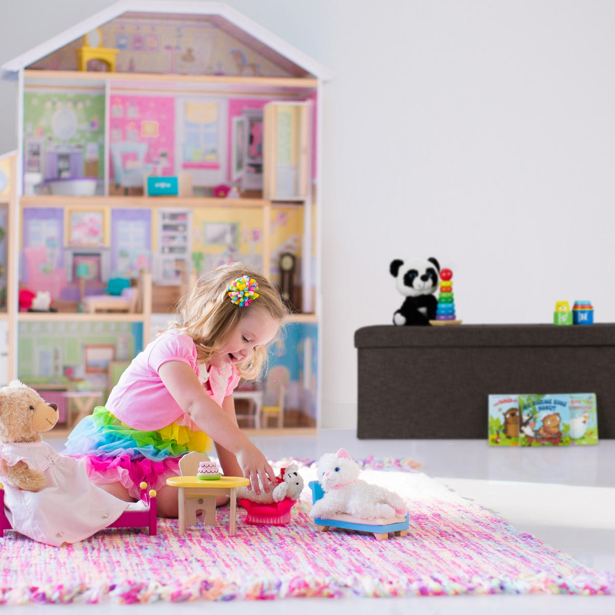 SITZBANK - Dunkelbraun, Holzwerkstoff/Textil (110/38.5/37.5cm) - Relaxdays