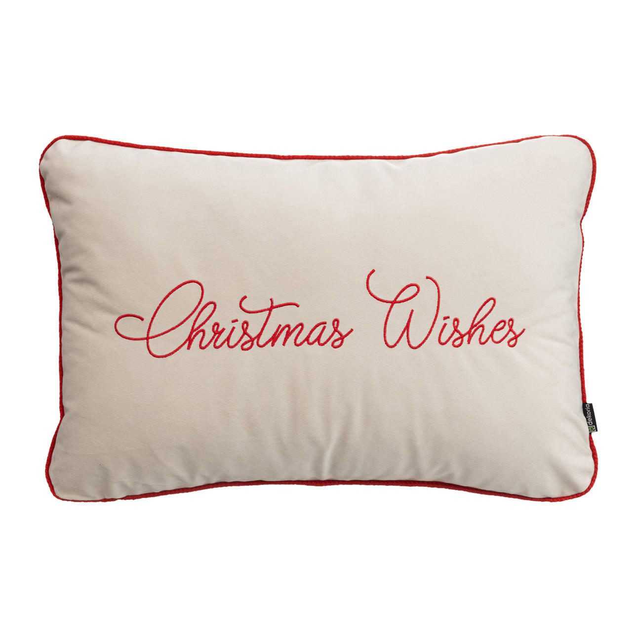 KISSENHÜLLE Christmas Joy 60x40 cm - Rot, Textil (60/1cm) - Dekoria