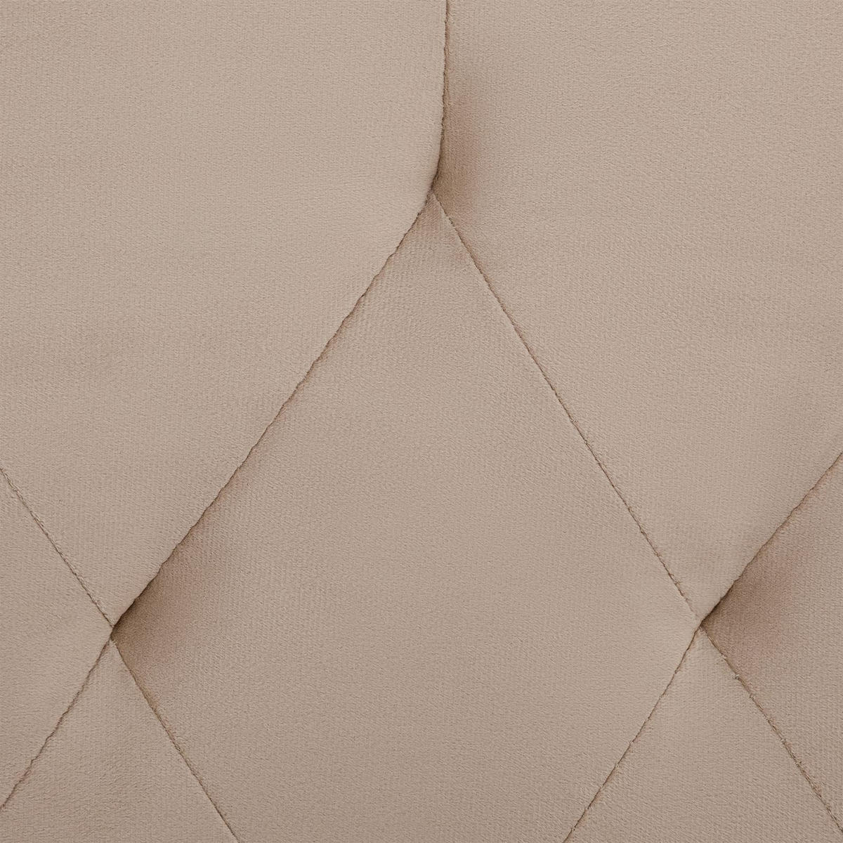 POLSTERBETT GLAMOUR 140x200 cm beige - Beige, Textil (140/200cm) - CARO-Möbel