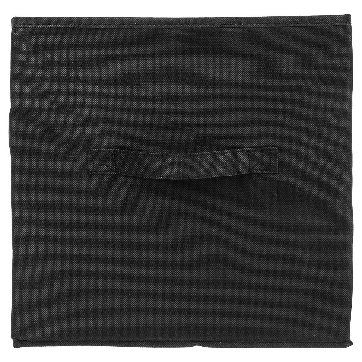 AUFBEWAHRUNGSKORB Mix N Modul Lane, Pappe, PP-Kunststoff, Schwarz, 31 x 31 cm - Schwarz, Papier (31/31/31cm) - 5five Simply Smart