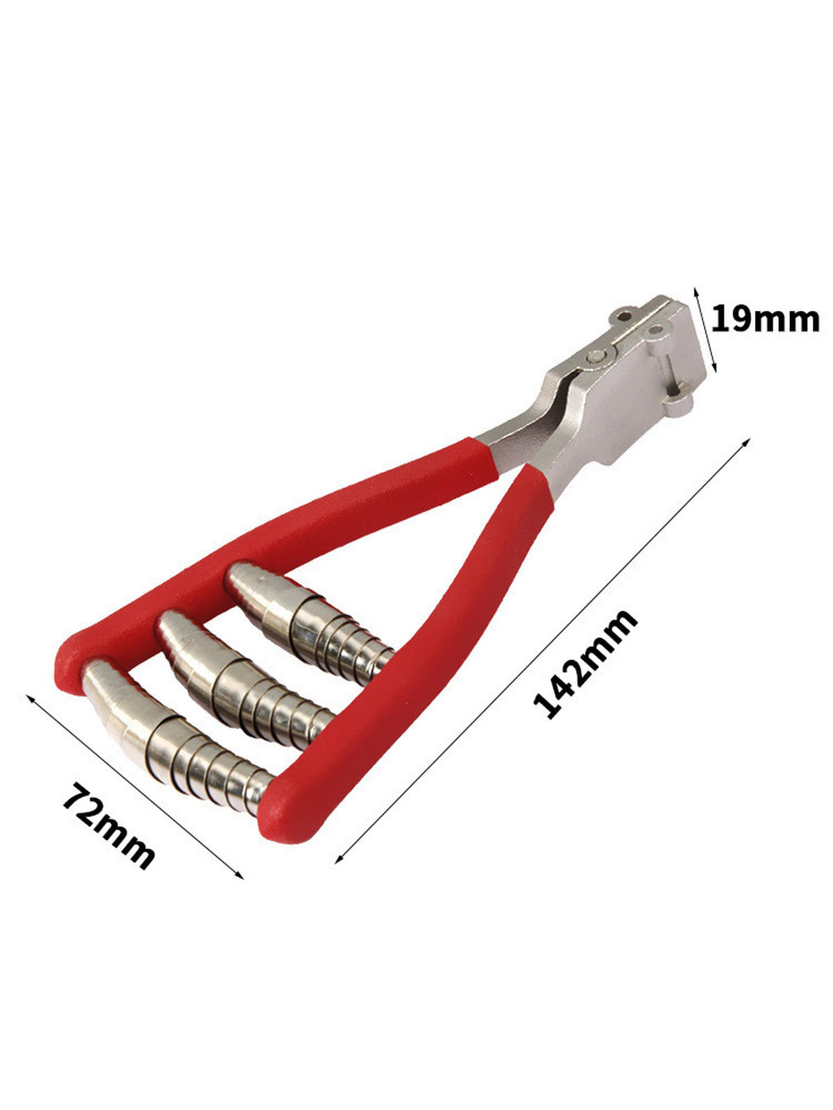 ZANGE – für Tennisschläger - Rot, Metall (14.2/7.2/1cm) - DCA