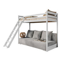 ETAGENBETT SOFINO Weiß 96x208x170 cm - Weiß, Holz - FURNLUX