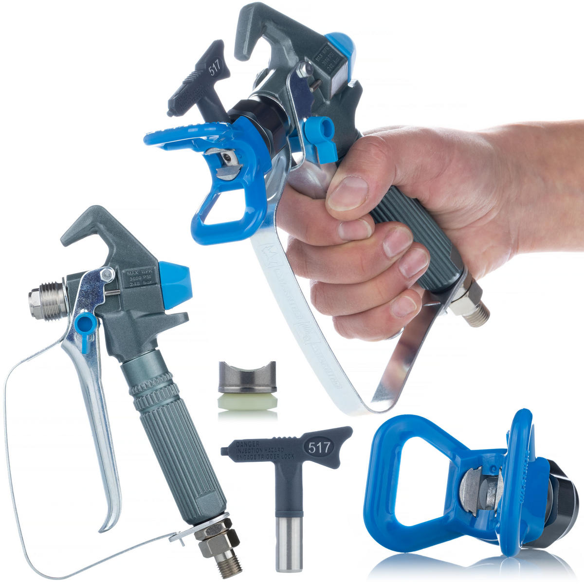 FARBSRITZGERÄT Surge WF - 1800 W, 20 MPa, 2 l/min, max. Düse 0,019” - Multicolor, Kunststoff
