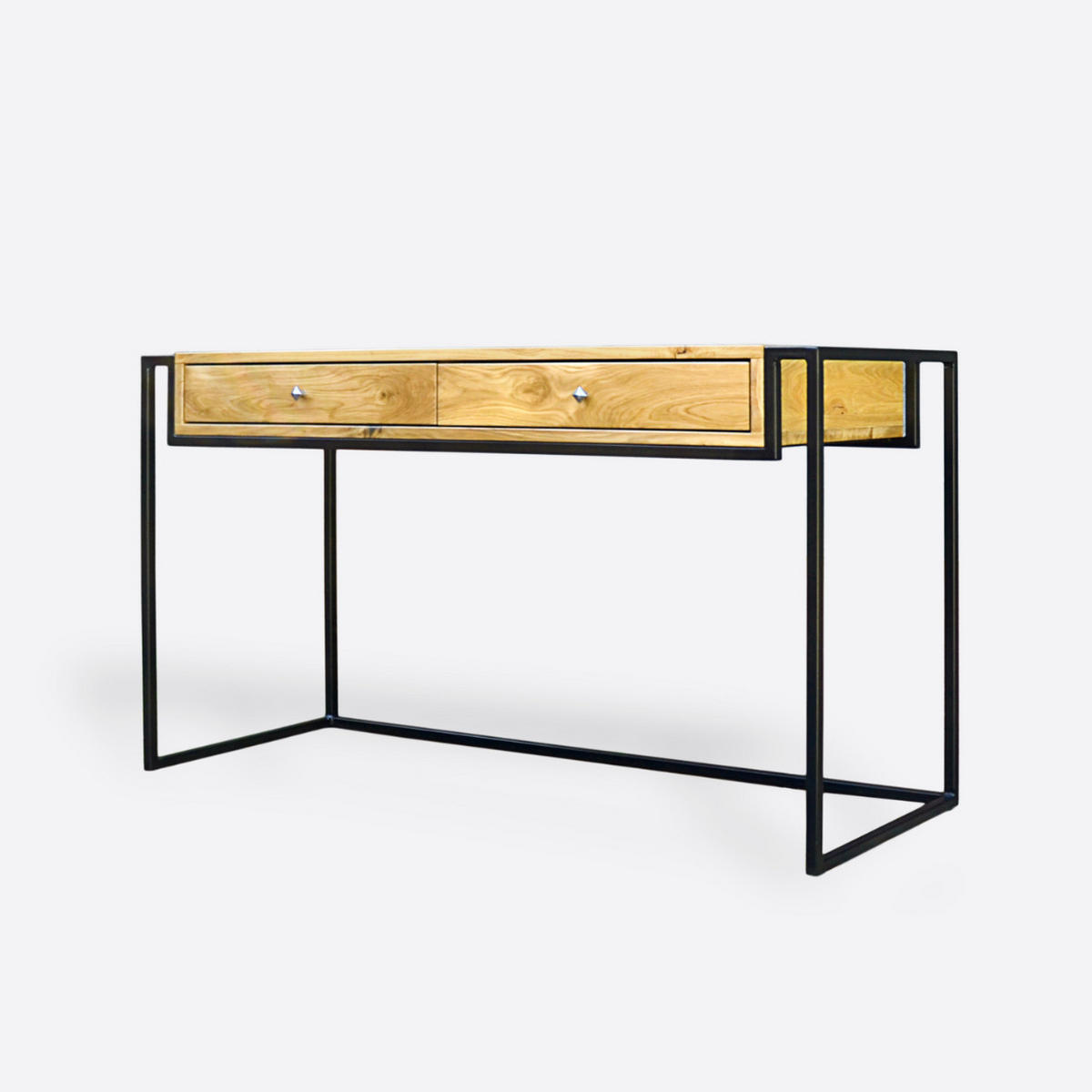 SCHREIBTISCH Computertisch in Loft Stil KING - Eichefarben, Holz (60/140/78cm) - Rawood Furniture