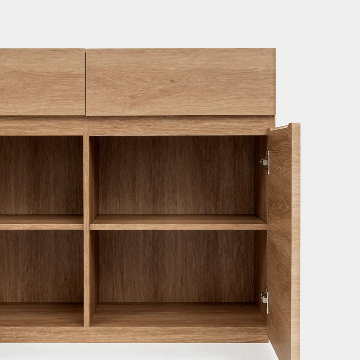 ANRICHTE NIEDRIGE Einar Natürlich 150 cm x 80 cm - Naturfarben, Holzwerkstoff (150/80/40cm) - Klast Home