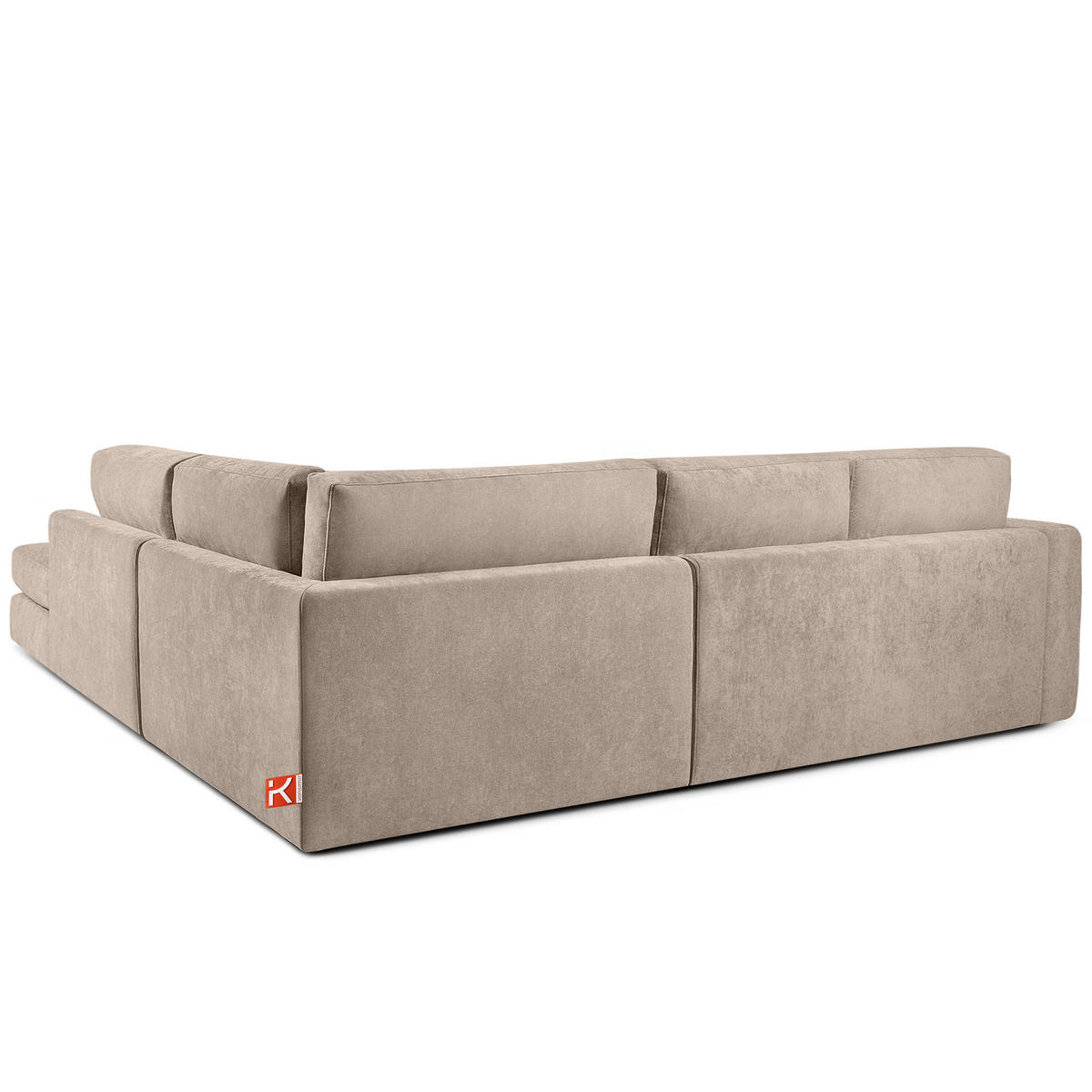 ECKSOFA rechts VERUS - Beige, Holz/Holzwerkstoff (297/248cm) - KONSIMO®