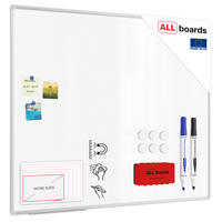MAGNETISCHES Whiteboard - PREMIUM EXPO Alurahmen 120x100cm - Weiß, Metall (120/100/1.6cm) - ALLboards
