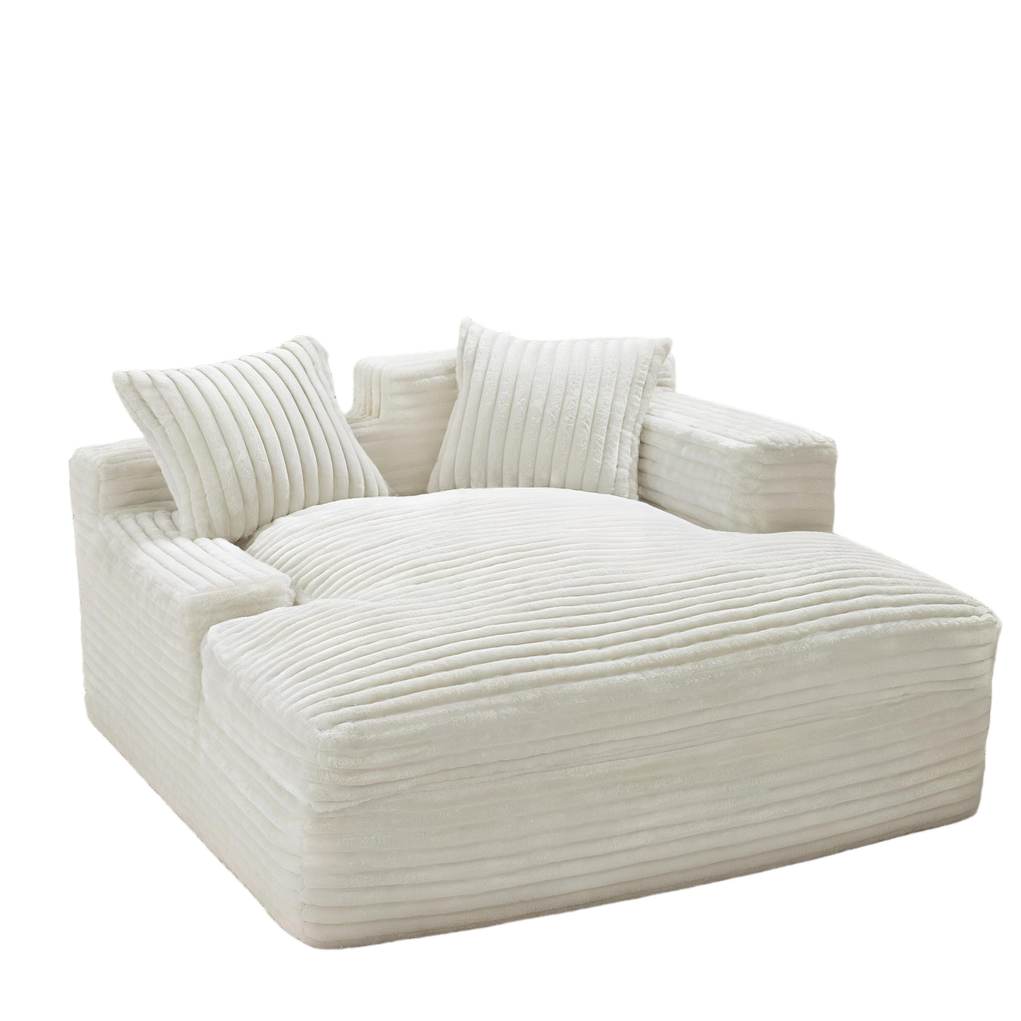 CHAISELONGUE Polstersofa Beige 86 - Beige, Textil (135/80/152cm) - Vercart